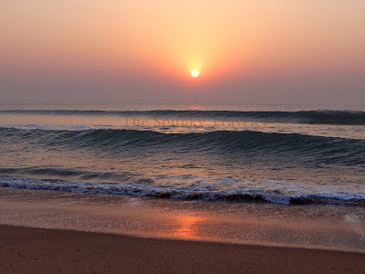 Sunrise at Gopalpur beach