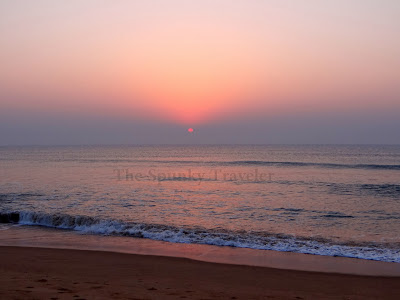 sunrise at Gopalpur beach odisha