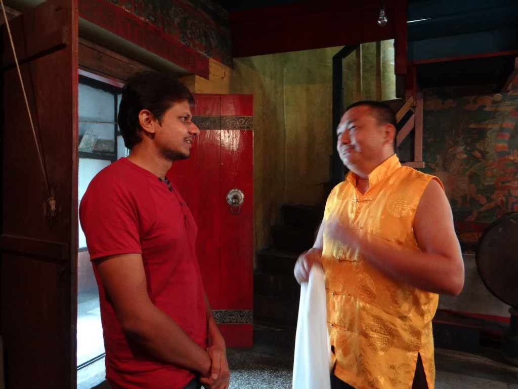 Conversation with Monk - Champi Rinzing Namgyal