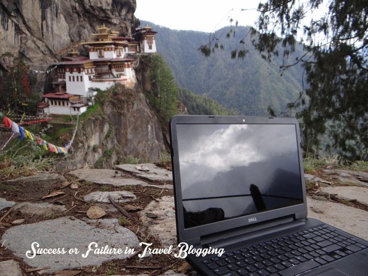 Success or failure in travel blogging