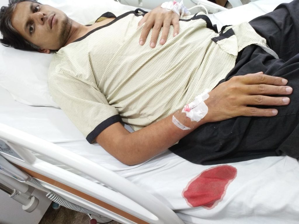 Bloated belly during my stay in Aakash Healthcare